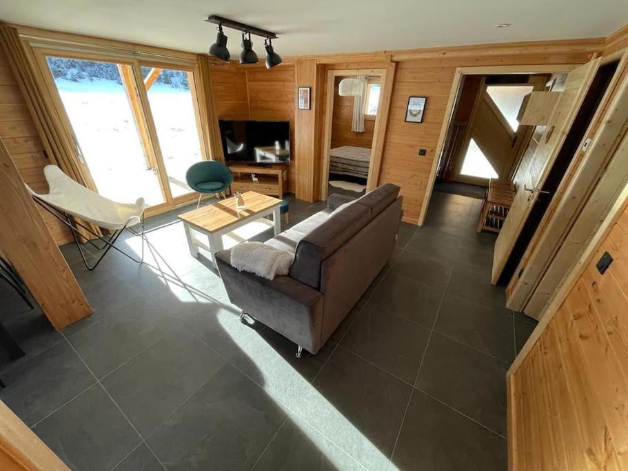 Appartement Lumineux Neuf Dans Bas De Chalet Le Douglas ลาจูดูลูป ภายนอก รูปภาพ